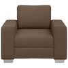 vidaXL Sofa Braun 100 x 80 x 82 cm Stoff