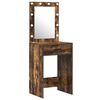 vidaXL Schminktisch mit Speicher Braun 50 x 41 x 135 cm Holzwerkstoff