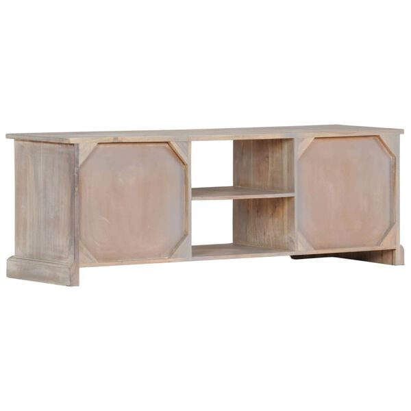 vidaXL TV-Schrank 120x30x40 cm Massivholz Akazie