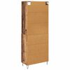vidaXL Highboard mit Schubladen 2 pcs Altholz Holzwerkstoff
