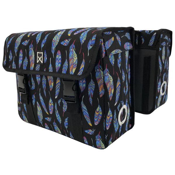 Willex Fahrradtaschen 34 L Blau Feder
