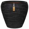 Capi Vase Blumentopf Nature Row Kegel 42 x 38 cm Anthrazit PKRWZ362