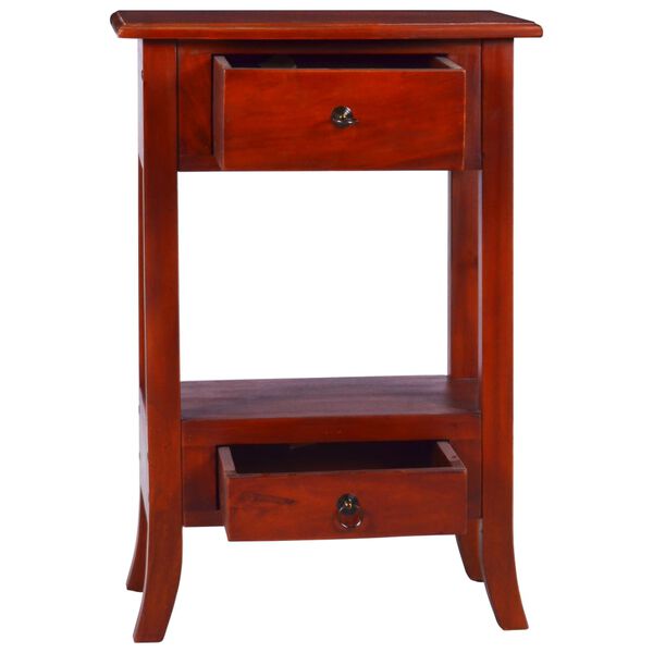 vidaXL Konsolentisch Klassisches Braun 50x30x75 cm Massivholz Mahagoni