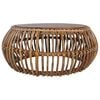 vidaXL Couchtische 2 Stk. Natur Rattan