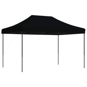 vidaXL Party-Zelt 279 x 410 x 315 cm Schwarz Oxford-Stoff