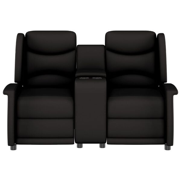 vidaXL 2-Sitzer Massagesessel mit Getr&auml;nkehalter Schwarz