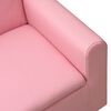 vidaXL Kindersofa Rosa Kunstleder