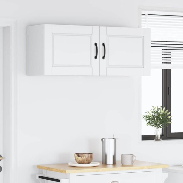 vidaXL K&uuml;chenschrank mit T&uuml;r 2 pcs Wei&szlig; 50 x 31 x 40 cm Holzwerkstoff