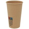 vidaXL Pappbecher mit Deckeln 1000 Stk. 16oz 400ml
