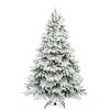 vidaXL Künstlicher Weihnachtsbaum mit 300 LEDs Grün 240 cm PE und PVC