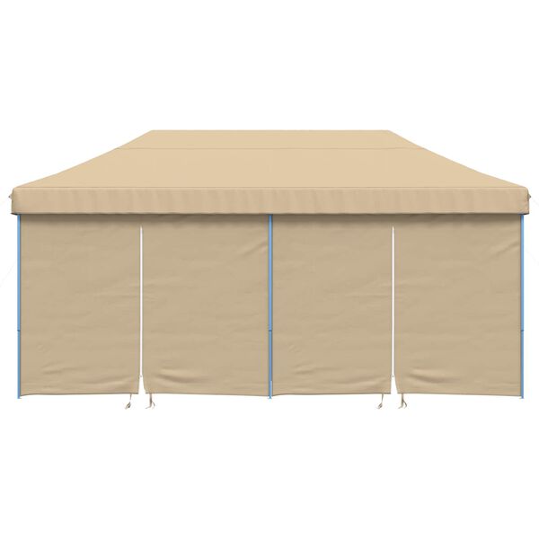 vidaXL Party-Zelt Beige 292 x 580 x 315 cm Oxford-Stoff