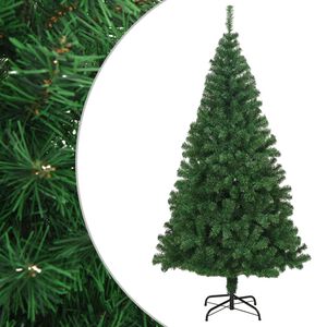 vidaXL K&uuml;nstlicher Weihnachtsbaum mit Dicken Zweigen Gr&uuml;n 180 cm PVC