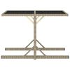 vidaXL 3-tlg. Garten-Essgruppe Beige