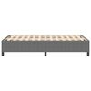 vidaXL Boxspringbett Hellgrau 120 x 190 cm Samt