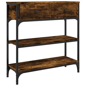 vidaXL Konsolentisch R&auml;uchereiche 72,5x25x75 cm Holzwerkstoff