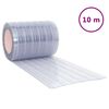 vidaXL T&uuml;rvorhang Transparent 300x2,6 mm 10 m PVC