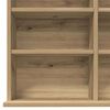 vidaXL CD Regal Artisan-Eiche 101 x 23 x 177,5 cm Holzwerkstoff