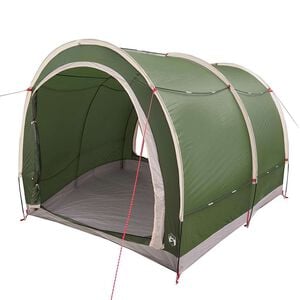 vidaXL Fahrradgarage mit Dach Gr&uuml;n 256 x 222 x 182 cm Taft