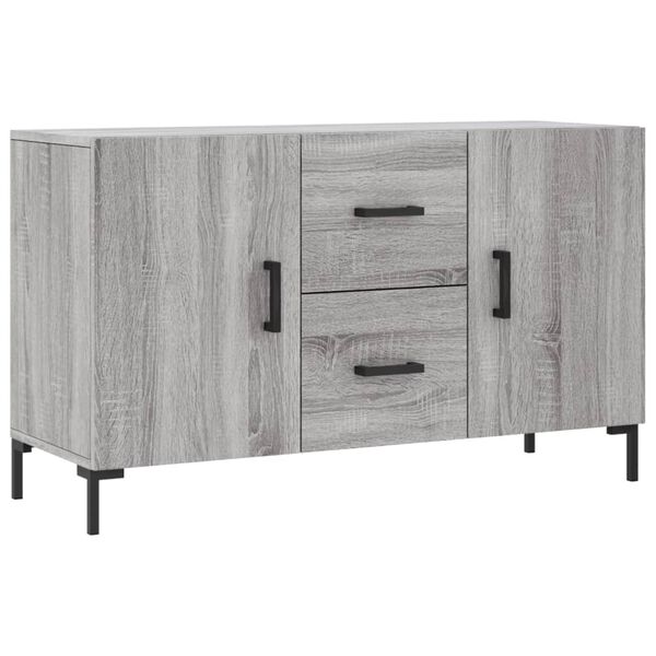 vidaXL Sideboard Grau Sonoma 100x36x60 cm Holzwerkstoff