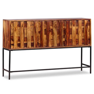 vidaXL Sideboard Massivholz 120 x 30 x 80 cm