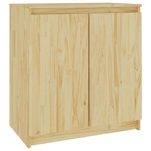 vidaXL Beistellschrank 60x36x65 cm Massivholz Kiefer