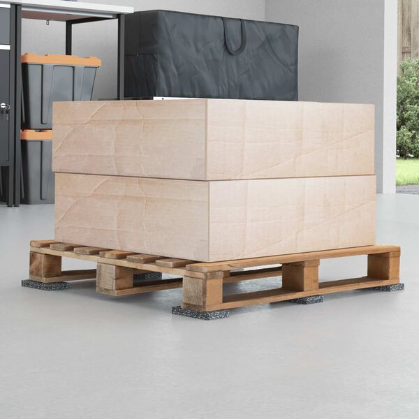 vidaXL Gummiwalze Schwarz 200 x 5 x 0,6 cm Gummi