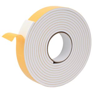 vidaXL Selbstklebendes Schaumstoffband 10 stk. Wei&szlig; 40mm x 5m