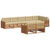 vidaXL Outdoor-Sofagarnitur mit Kissen 8 pcs Natur und Beige