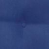 vidaXL R&uuml;ckenkissen Polizeiblau 45 x 24 x 50 cm Samt