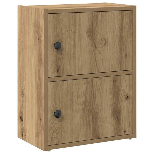 vidaXL Bücherregal Artisan-Eiche 40x24x52 cm Holzwerkstoff