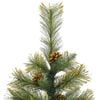 vidaXL K&uuml;nstlicher klappbarer Weihnachtsbaum mit Tannenzapfen 120 cm