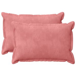 vidaXL Kissen mit Kissen HOUTEN 2 Stk. Rosa Samt