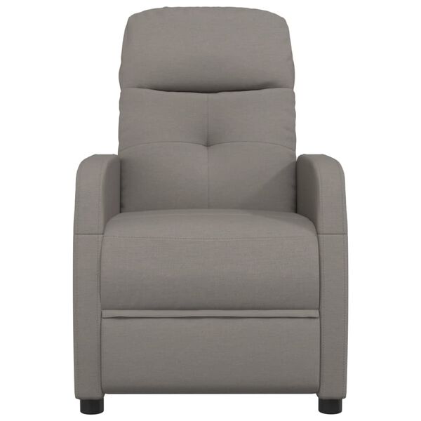 vidaXL Relaxsessel Taupe Stoff