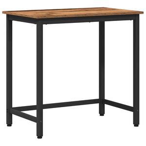 vidaXL Tisch Altholz 100 x 50 x 76,5 cm Ingenieure Holz und Stahl