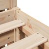 vidaXL Massivholzbett ohne Matratze 140x190 cm Kiefernholz