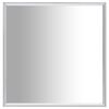 vidaXL Spiegel Silbern 40x40 cm