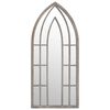vidaXL Spiegel Sandfarben 100x45 cm Eisen f&uuml;r den Innenbereich