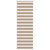vidaXL Doppelrollo Sandbraun 75x230 cm Stoffbreite 70,9 cm Polyester
