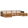 vidaXL Outdoor-Sofagarnitur 6 stk. Natur Massivholz Akazie