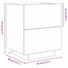 vidaXL Nachttisch 2 pcs Altholz 45 x 40 x 55 cm Holzwerkstoff