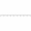 vidaXL Gartenzaun mit Speerspitze Stahl 1506 x 125 cm Schwarz