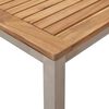 vidaXL Garten-Ess-Set 9 pcs Braun Massives Teakholz