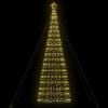vidaXL LED Weihnachtsbaum 1534 LEDs Warmwei&szlig; 500 cm