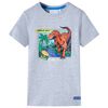 Kinder-T-Shirt Grau 92