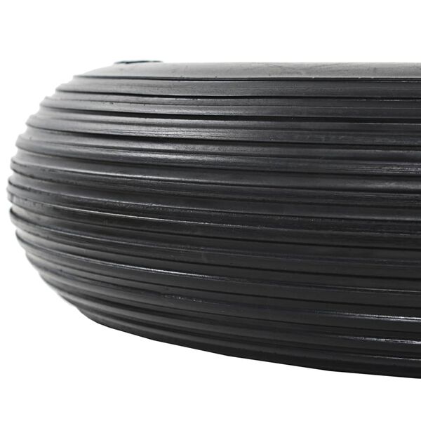 vidaXL Schubkarrenräder 2 Stk. mit Achsen Massives PU 4,00 - 8 390 mm