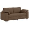 vidaXL Zweisitzer-Sofa Braun 180 cm Stoff