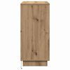 vidaXL LED-Sideboard Artisan-Eiche 71 x 34,5 x 75 cm Holzwerkstoff