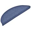 vidaXL Stufenmatten 30 Stk. 56x17x3 cm Blau Halbrund
