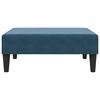 vidaXL Fu&szlig;hocker Blau 77x55x31 cm Samt