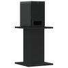 vidaXL Lautsprecherständer 2 Stk. Schwarz 30x30x40 cm Holzwerkstoff